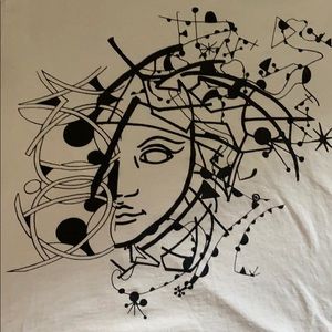 Authentic Versace Medusa White and Black T-Shirt